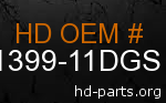 hd 61399-11DGS genuine part number