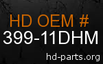 hd 61399-11DHM genuine part number