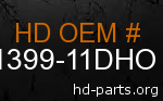 hd 61399-11DHO genuine part number