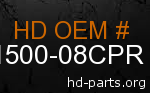 hd 61500-08CPR genuine part number