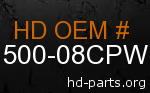 hd 61500-08CPW genuine part number