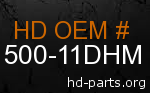 hd 61500-11DHM genuine part number