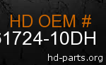 hd 61724-10DH genuine part number