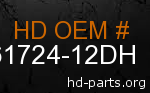 hd 61724-12DH genuine part number