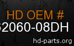 hd 62060-08DH genuine part number