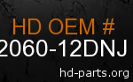 hd 62060-12DNJ genuine part number