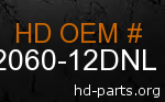 hd 62060-12DNL genuine part number