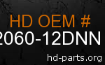 hd 62060-12DNN genuine part number
