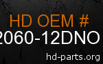 hd 62060-12DNO genuine part number