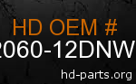 hd 62060-12DNW genuine part number
