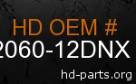 hd 62060-12DNX genuine part number