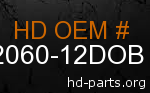 hd 62060-12DOB genuine part number
