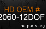 hd 62060-12DOF genuine part number