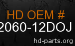hd 62060-12DOJ genuine part number