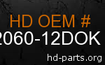 hd 62060-12DOK genuine part number