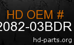 hd 62082-03BDR genuine part number
