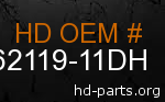 hd 62119-11DH genuine part number