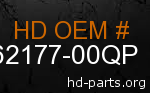 hd 62177-00QP genuine part number
