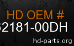 hd 62181-00DH genuine part number