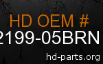 hd 62199-05BRN genuine part number