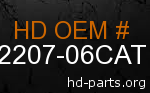 hd 62207-06CAT genuine part number