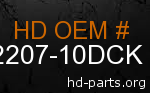 hd 62207-10DCK genuine part number