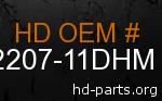 hd 62207-11DHM genuine part number