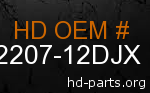 hd 62207-12DJX genuine part number
