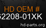 hd 62208-01XK genuine part number