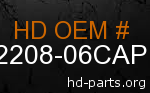 hd 62208-06CAP genuine part number