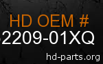 hd 62209-01XQ genuine part number