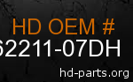 hd 62211-07DH genuine part number