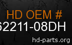hd 62211-08DH genuine part number