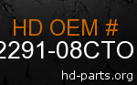 hd 62291-08CTO genuine part number