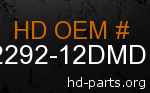 hd 62292-12DMD genuine part number