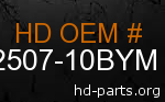 hd 62507-10BYM genuine part number