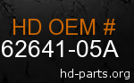 hd 62641-05A genuine part number
