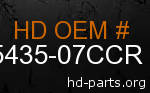 hd 65435-07CCR genuine part number