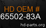 hd 65502-83A genuine part number