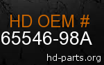 hd 65546-98A genuine part number