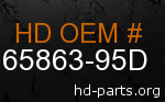 hd 65863-95D genuine part number