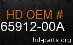 hd 65912-00A genuine part number