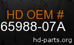 hd 65988-07A genuine part number