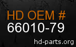 hd 66010-79 genuine part number