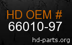 hd 66010-97 genuine part number