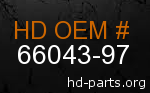 hd 66043-97 genuine part number