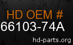 hd 66103-74A genuine part number