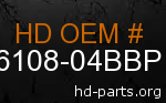 hd 66108-04BBP genuine part number