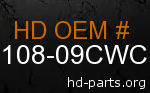 hd 66108-09CWC genuine part number