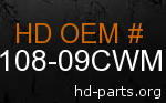 hd 66108-09CWM genuine part number